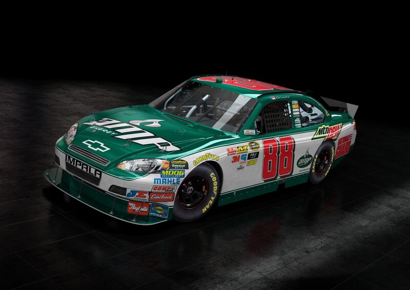 Green and White Race Car — Dramatic