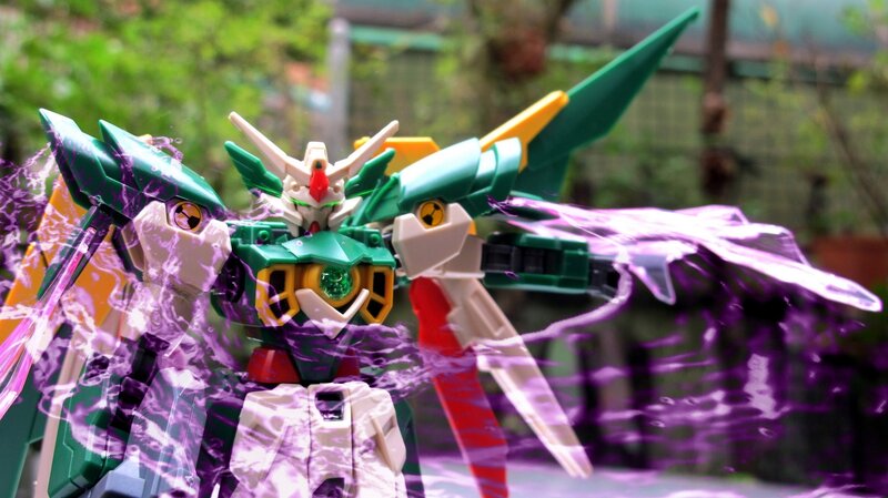 Green and White Robot — Dramatic, Photograph