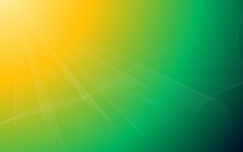 green and yellow abstract design