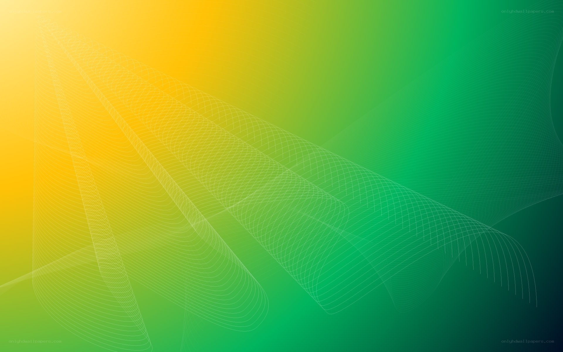 green and yellow abstract design