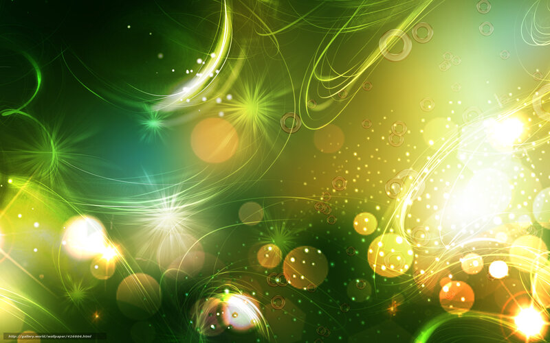 green and yellow abstract light