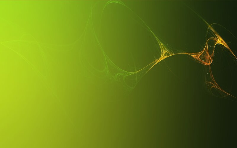 green and yellow abstract waves
