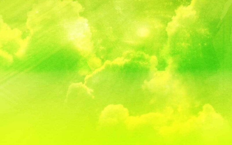 green and yellow cloud sky