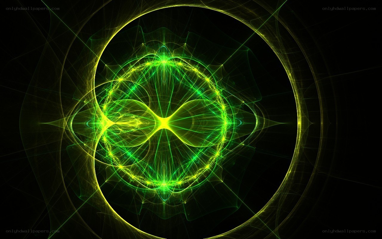 Green and yellow fractal pattern