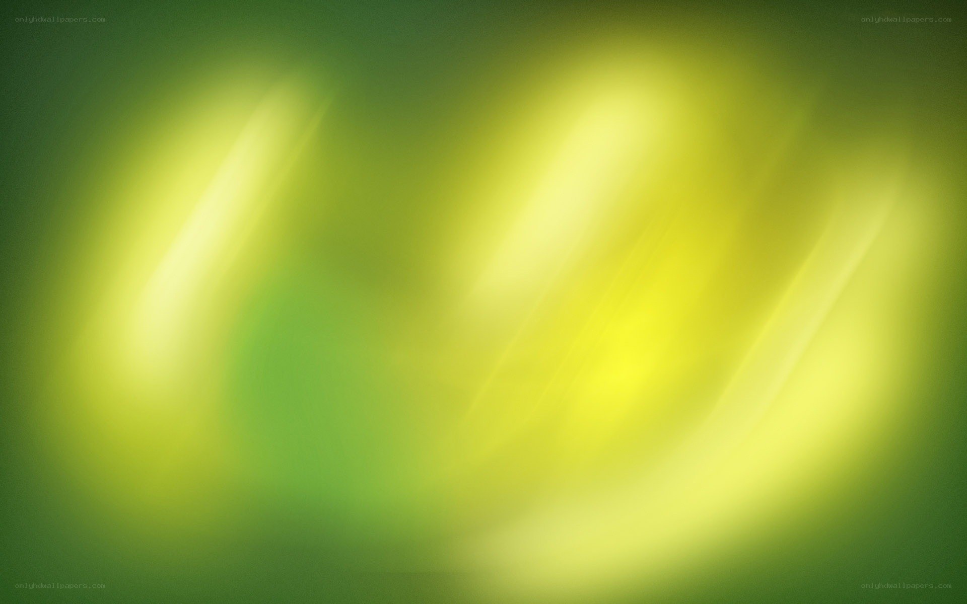 green and yellow light blur