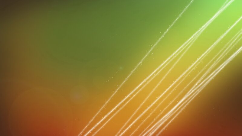 green and yellow light streaks