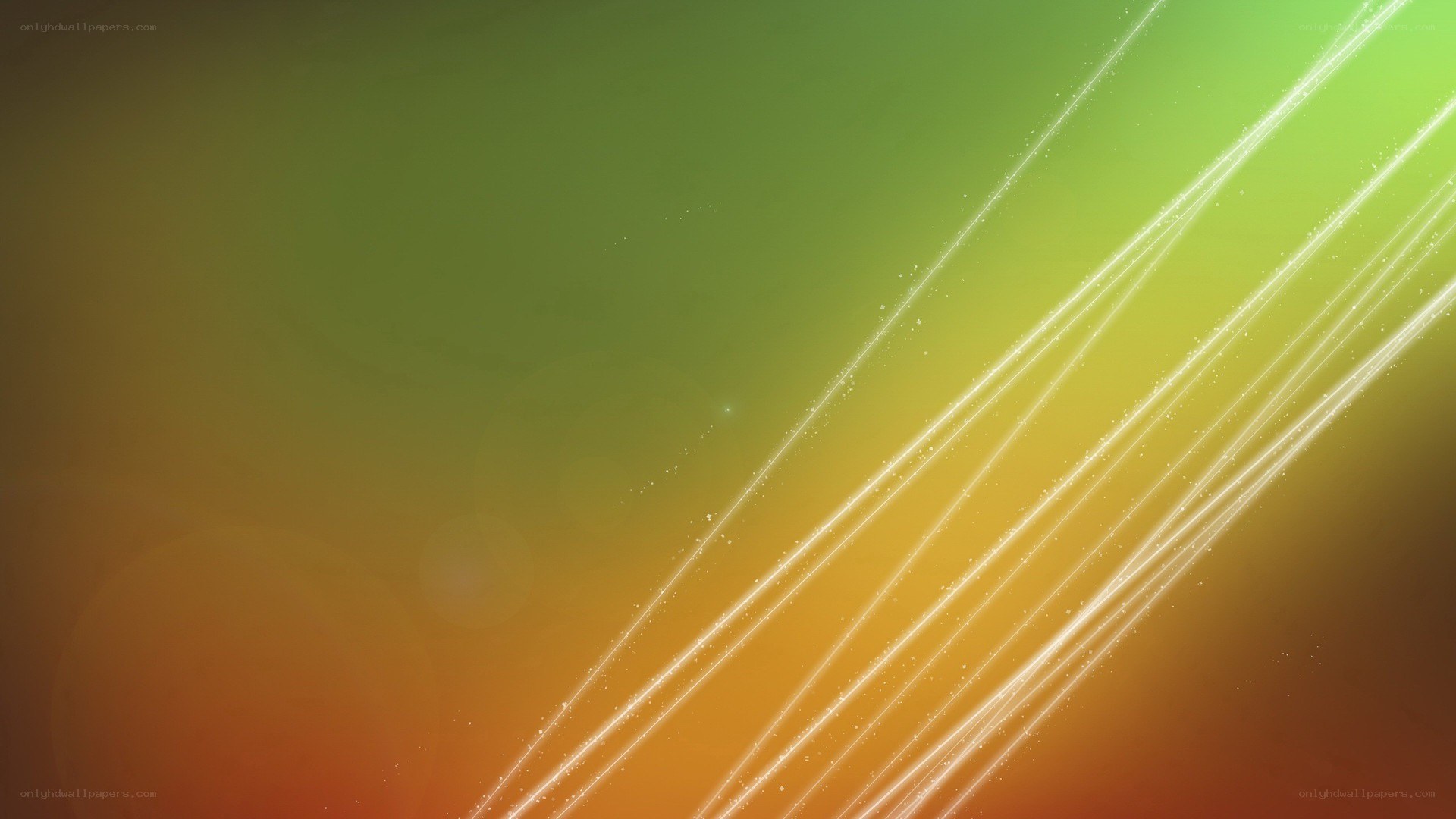 green and yellow light streaks