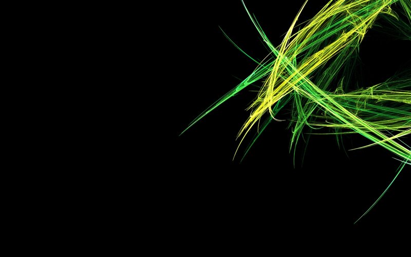 Green and Yellow Light Streaks — Dynamic