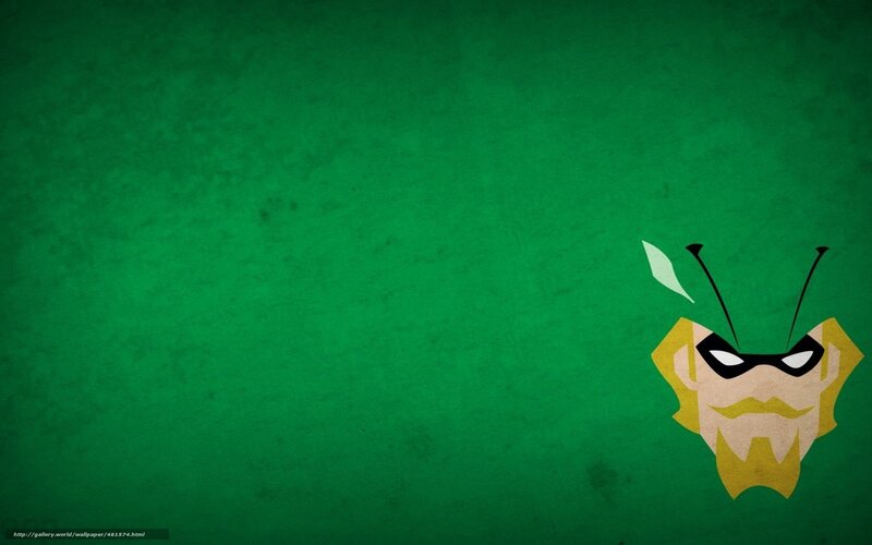 Green and Yellow Mask — Minimalist