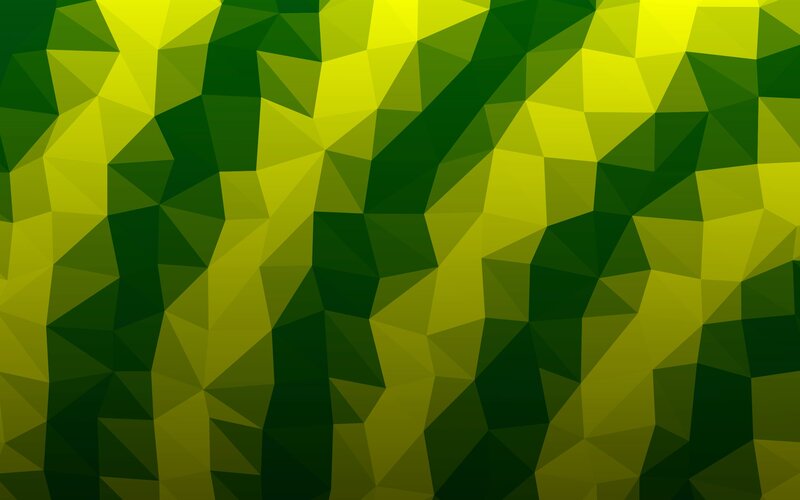 Green and Yellow Polygonal Pattern