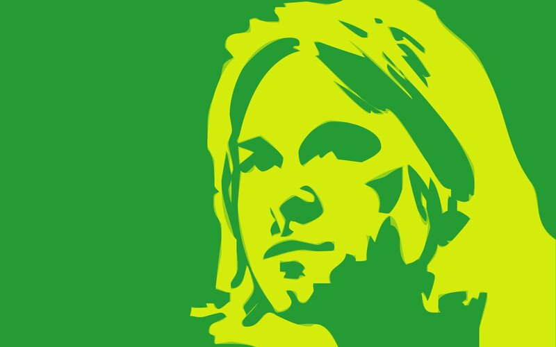 green and yellow portrait