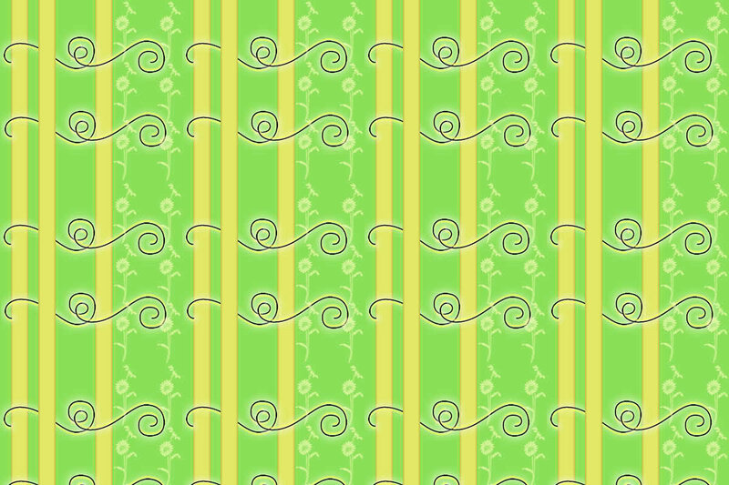 green and yellow striped pattern