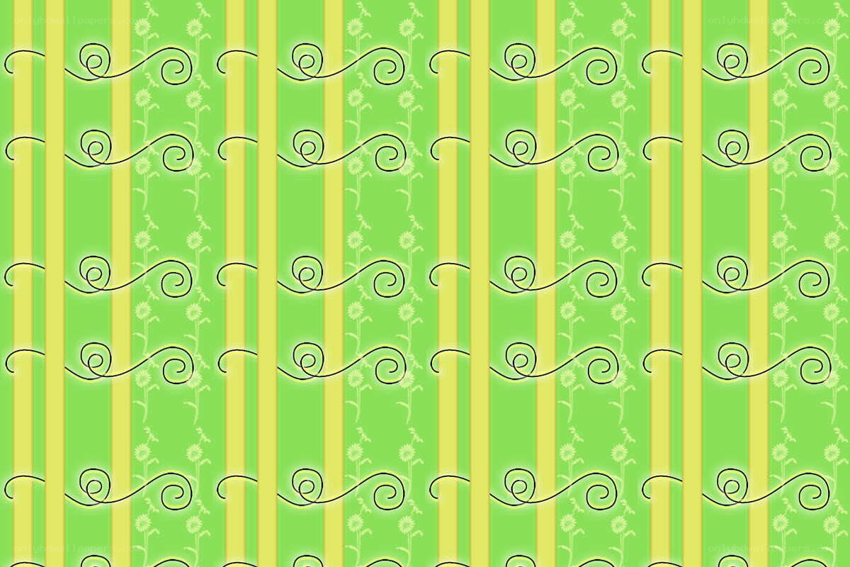 green and yellow striped pattern