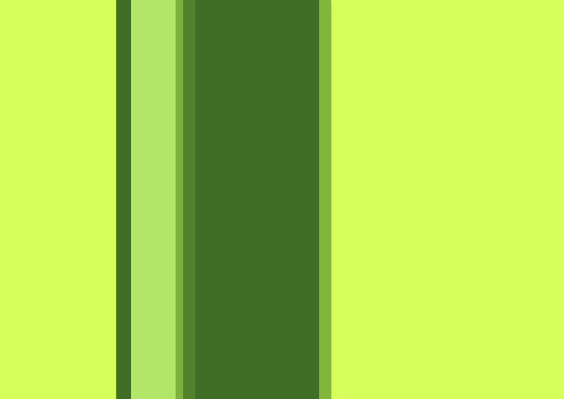 green and yellow vertical stripes