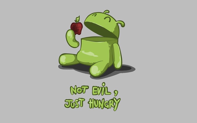 Green Android Character — Humorous, Digital Art