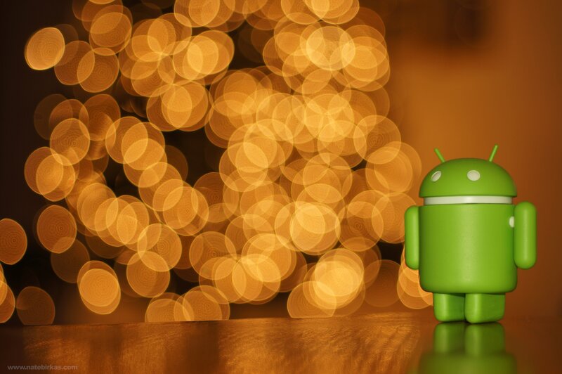 Green Android Figurine