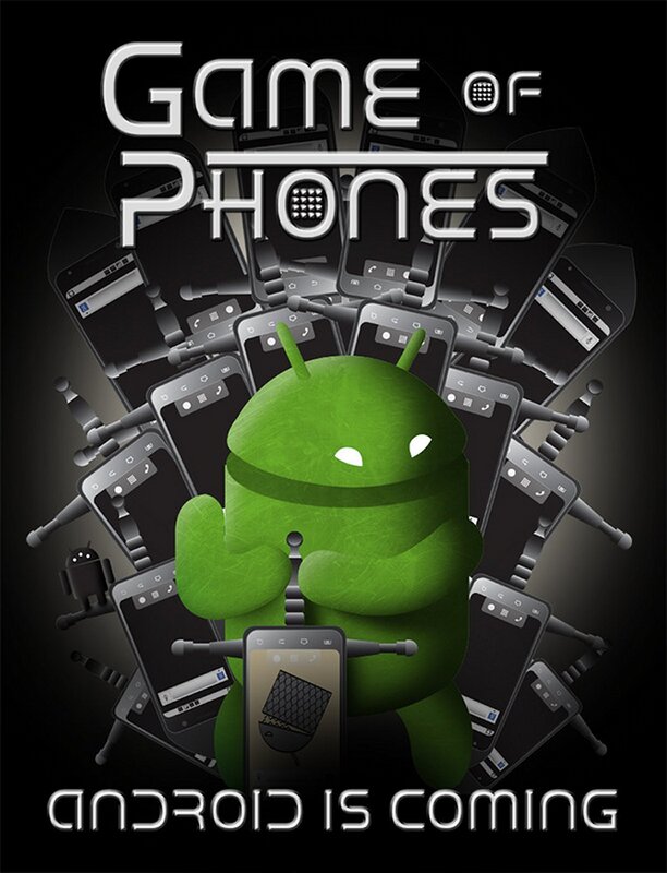 Green Android Robot — Black, Dramatic, Digital Art