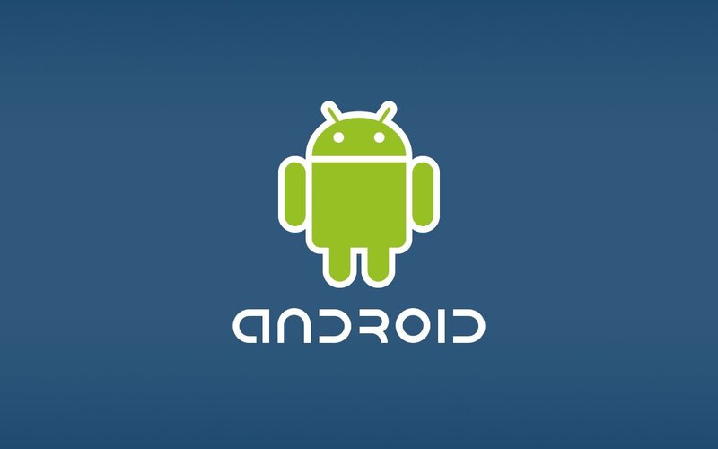 Green Android Robot — Blue, Neutral, Vector Art