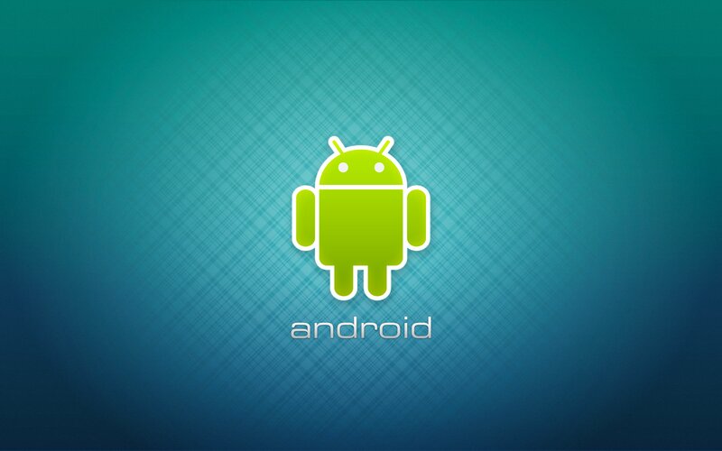 Green Android Robot — Calm, Vector Art
