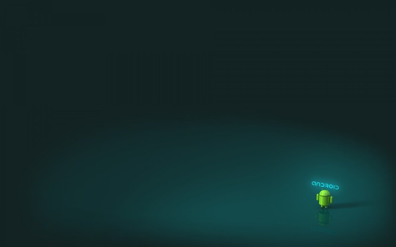 Green Android Robot — Minimalist