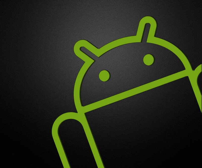 Green Android Robot — Minimalist, Vector Art, Logo