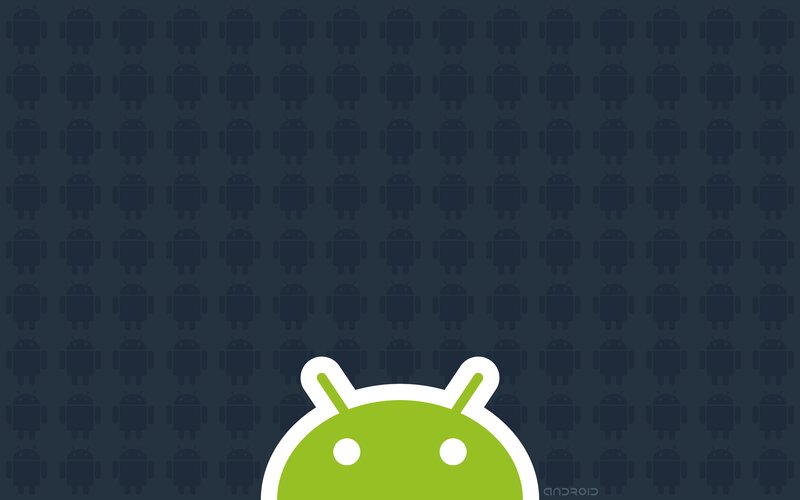 Green Android Robot — Minimalist, Vector Art, Pattern