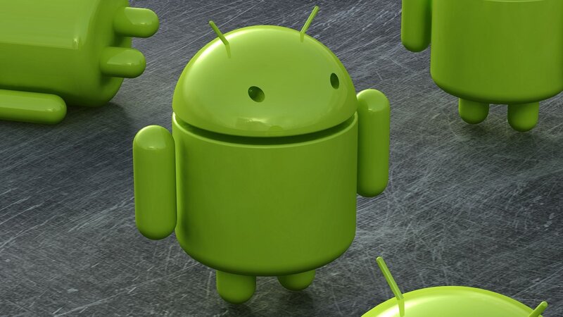 Green Android Robot — Neutral, 3d Render, Robots
