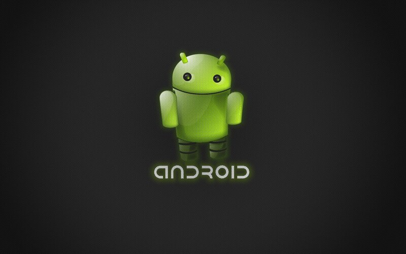 Green Android Robot — Neutral, Digital Art, Text
