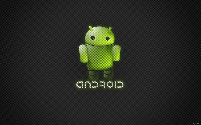 Green Android Robot — Neutral, Digital Art