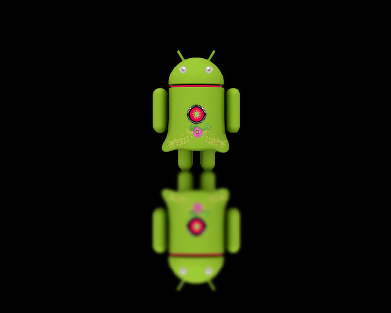 Green Android Robot — Neutral