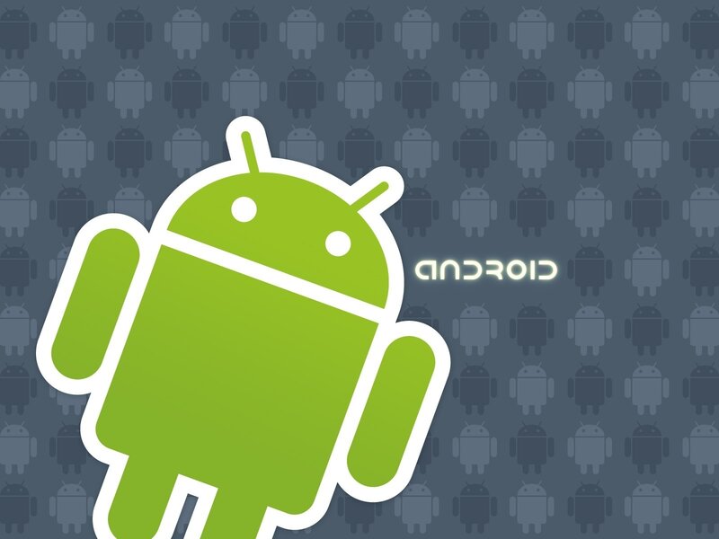 Green Android Robot — Neutral, Vector Art, Text