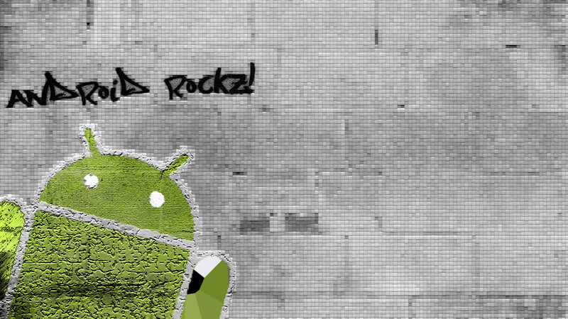 Green Android Robot — Urban