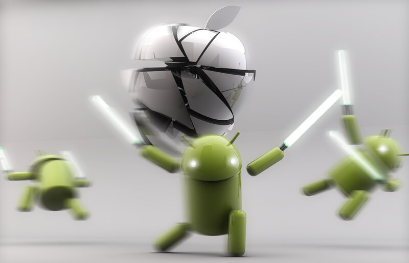 Green Android Robots — Dynamic