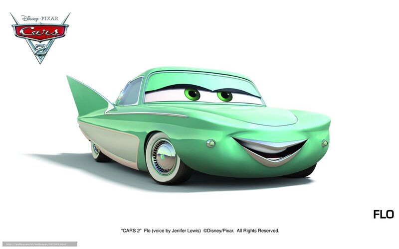 Green Animated Car