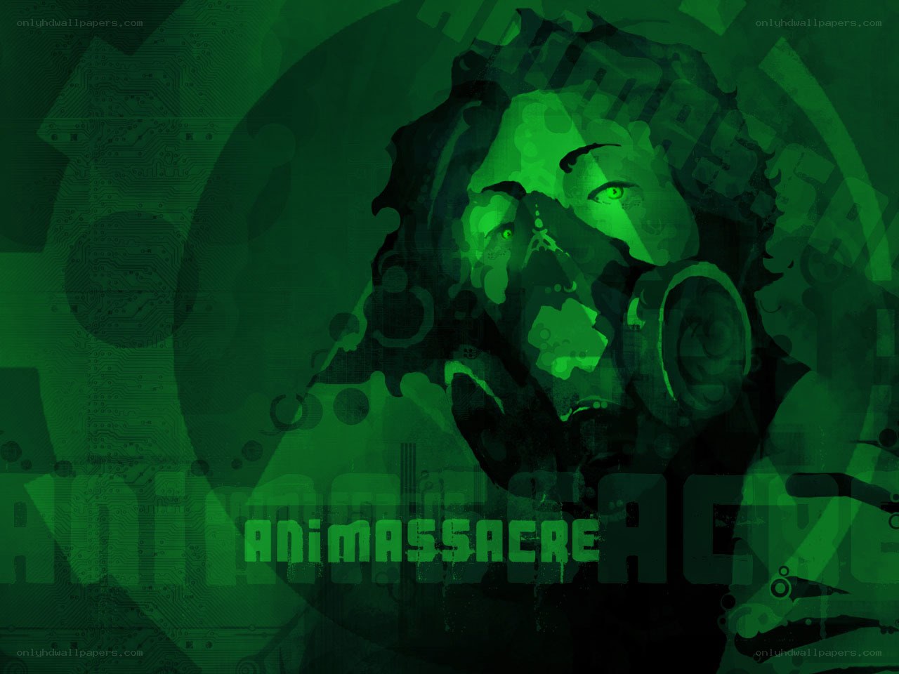 green animated character portrait
