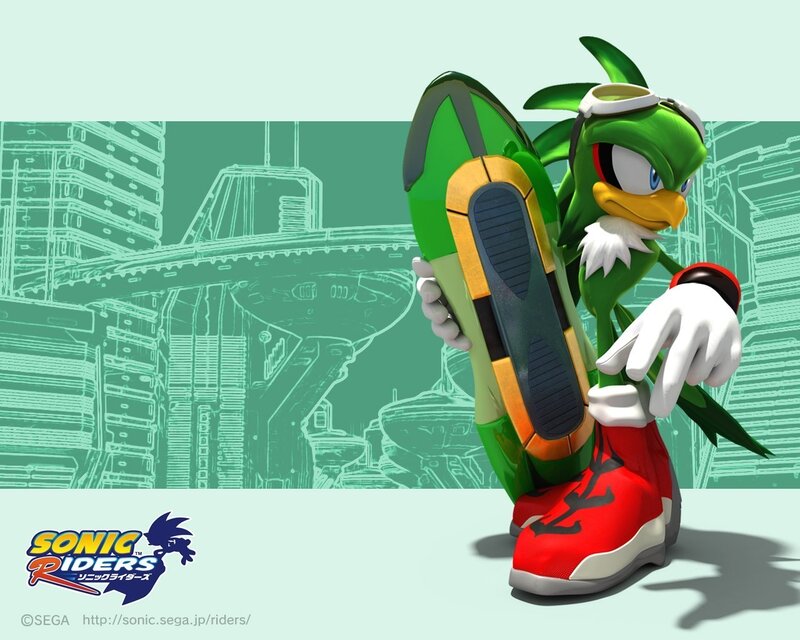 Green Anthropomorphic Bird