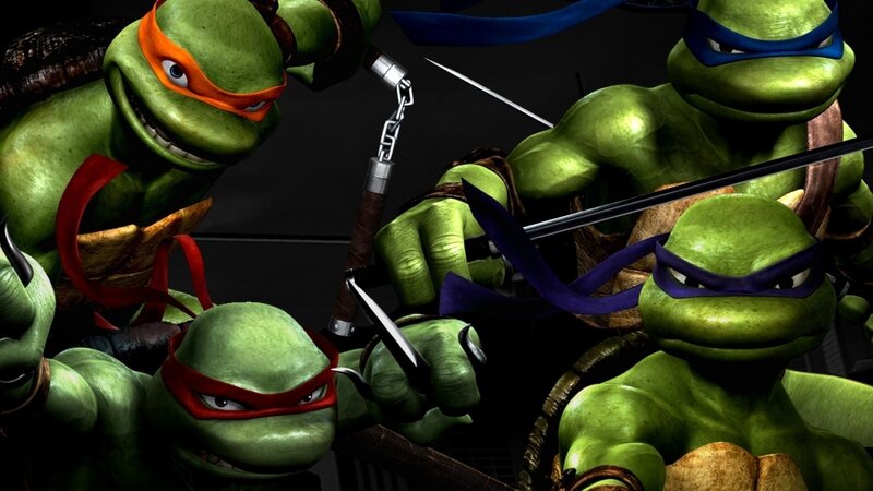 Green Anthropomorphic Turtles