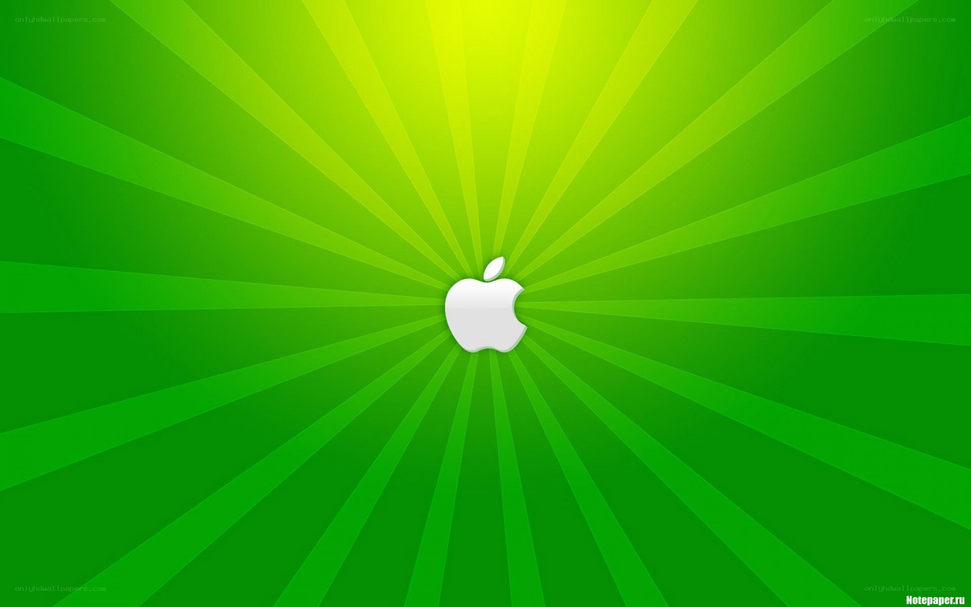 green apple logo background