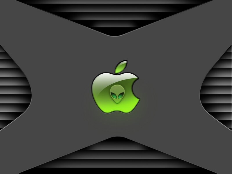 Green Apple Logo — Dark
