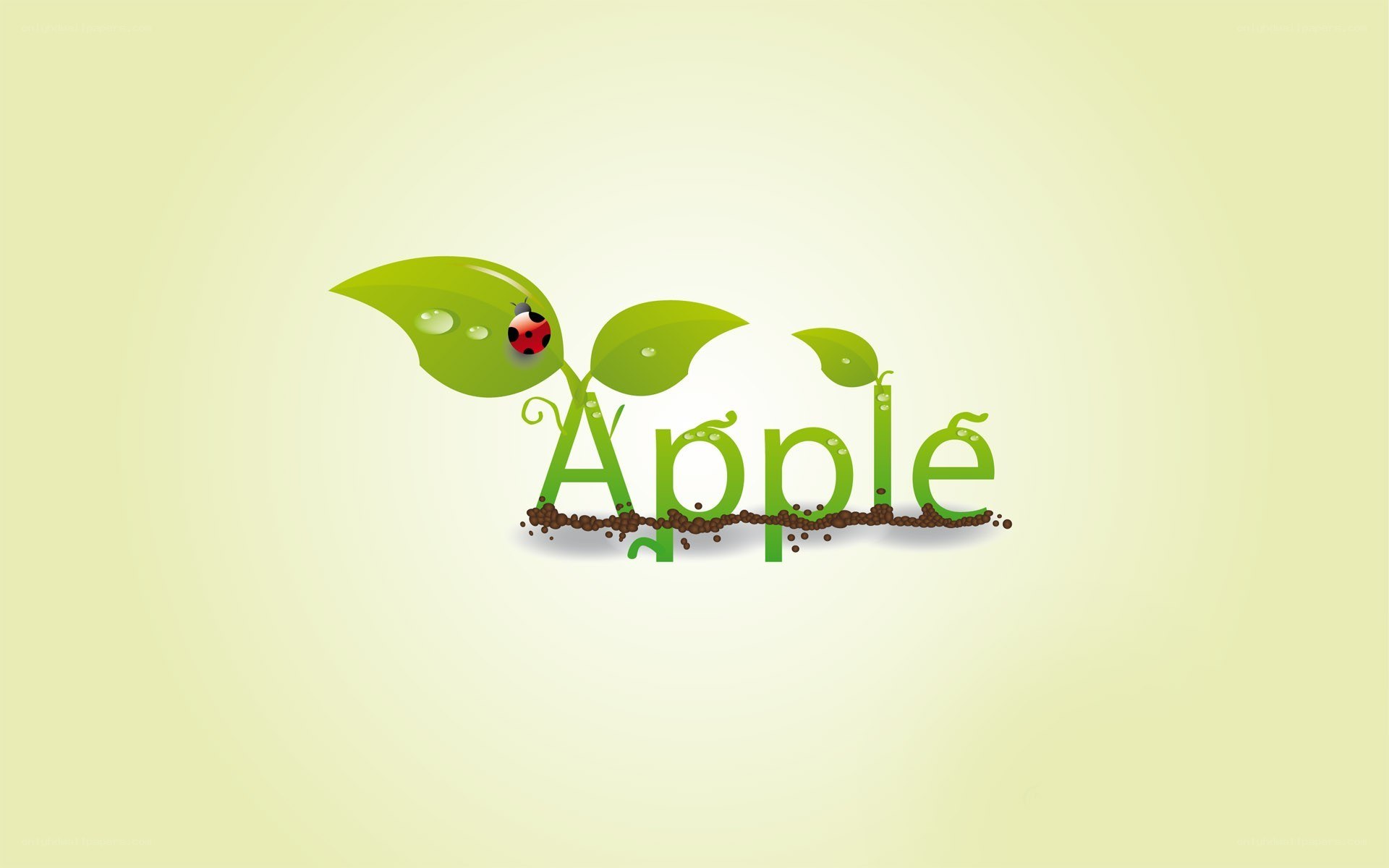 green apple logo design