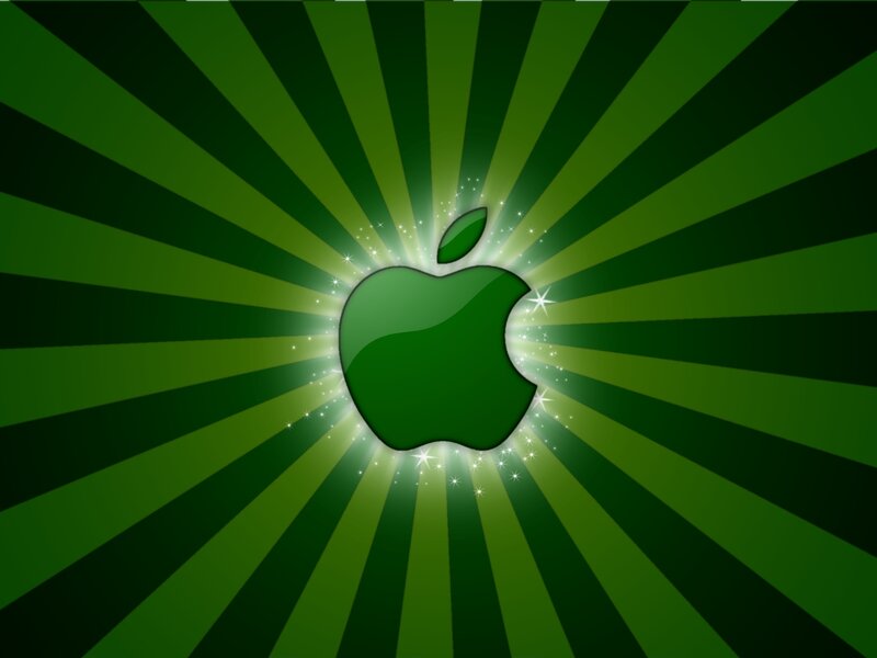 Green Apple Logo — Radiant