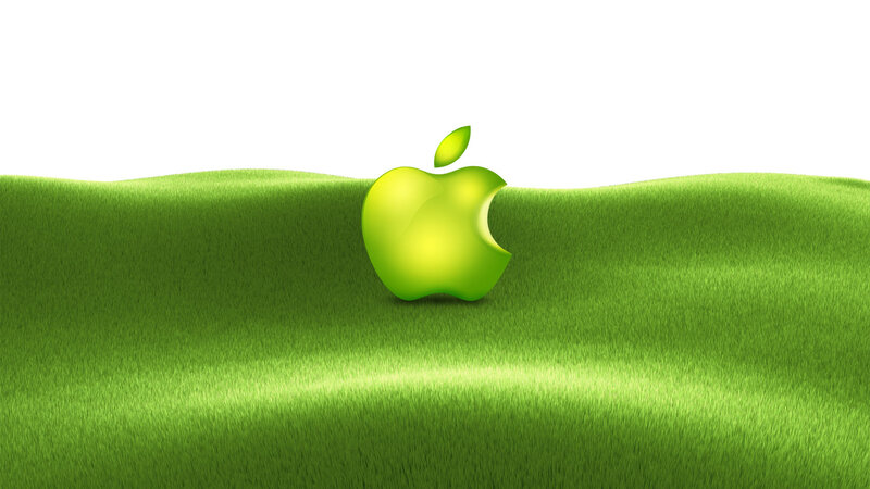 Green Apple Logo — Serene