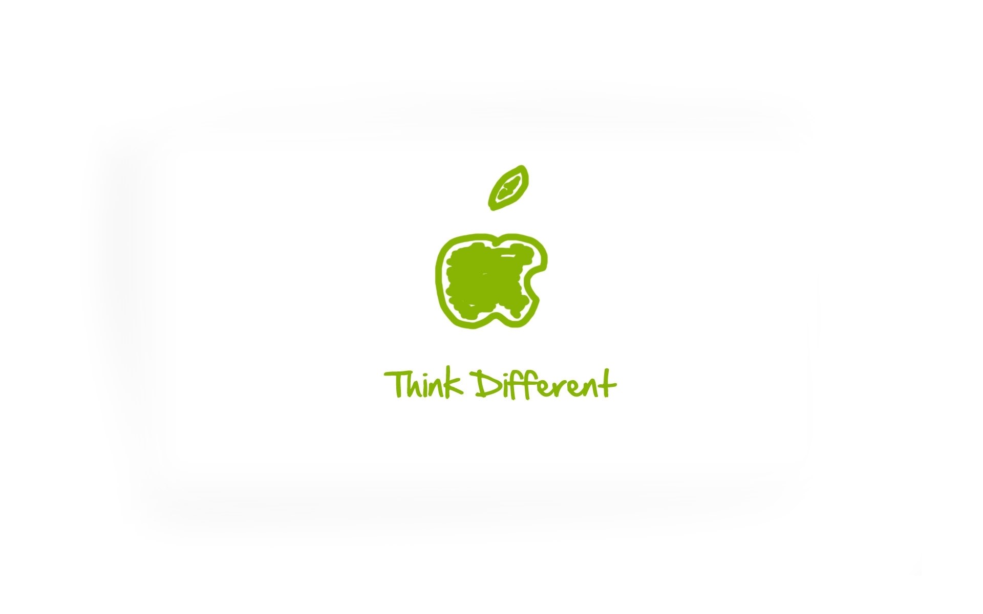 Green apple logo with tagline
