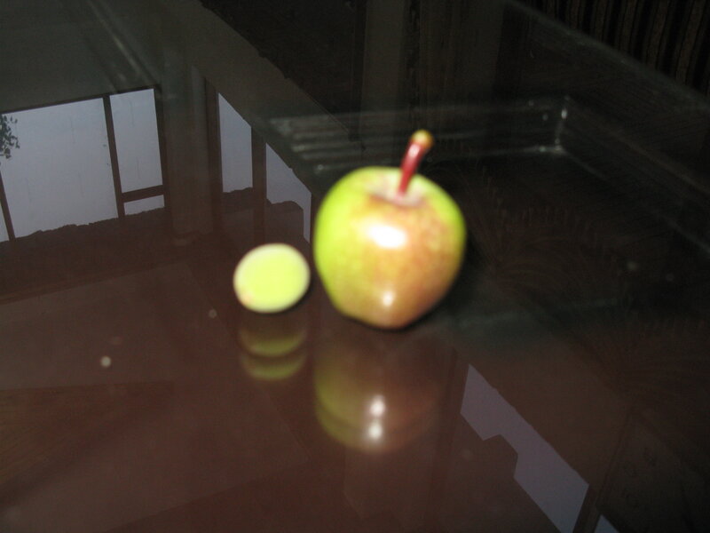 Green Apple on Table