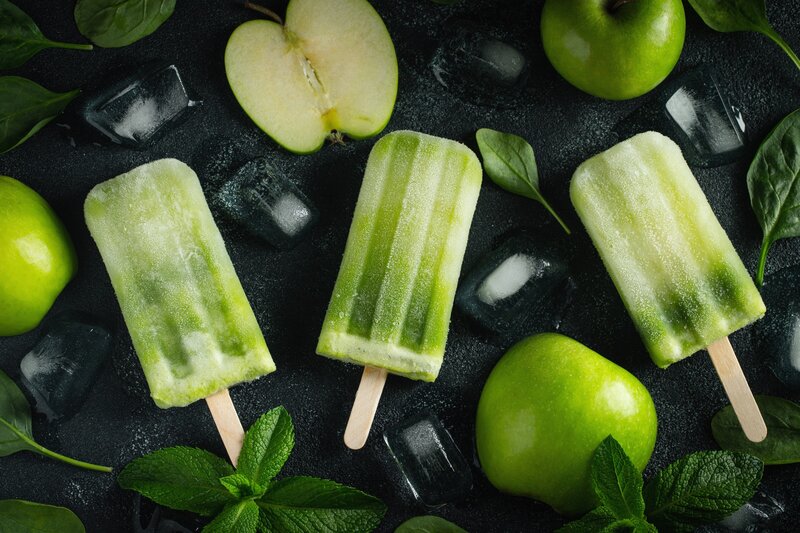 Green Apple Popsicles