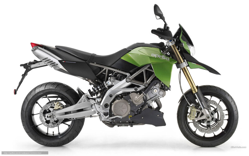 Green Aprilia Motorcycle
