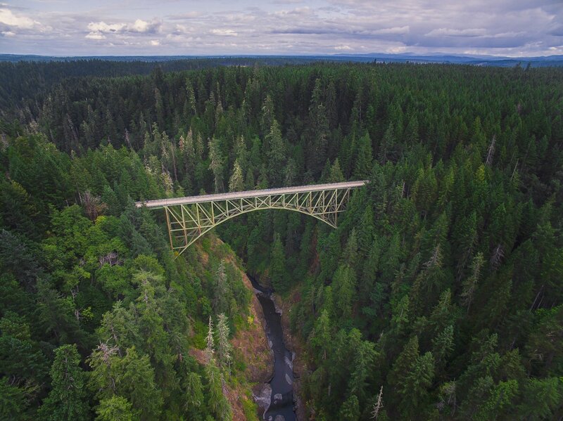 Green Arch Bridge — Serene