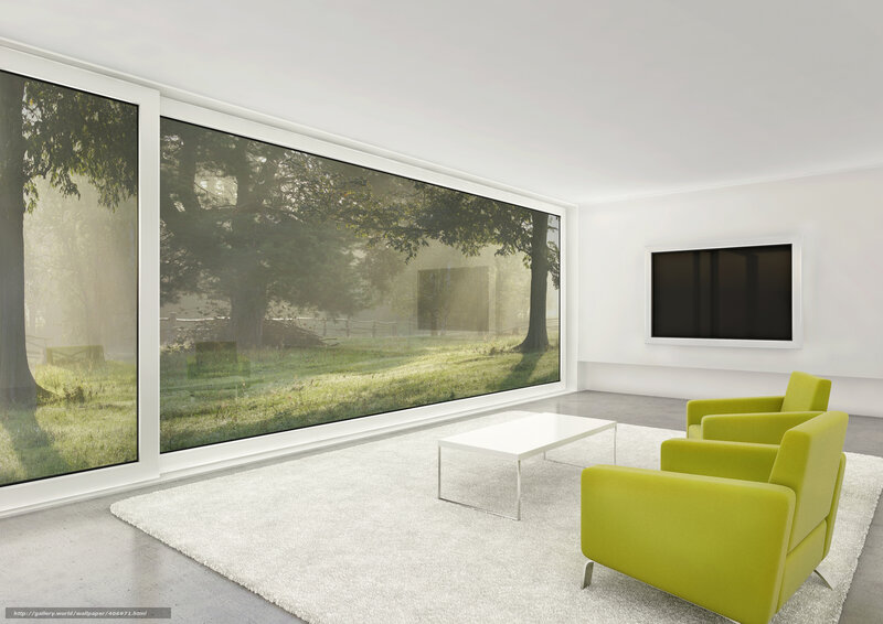 Green Armchairs in Living Room