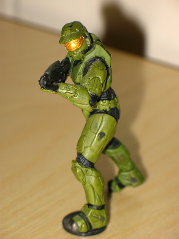 green armored soldier figure