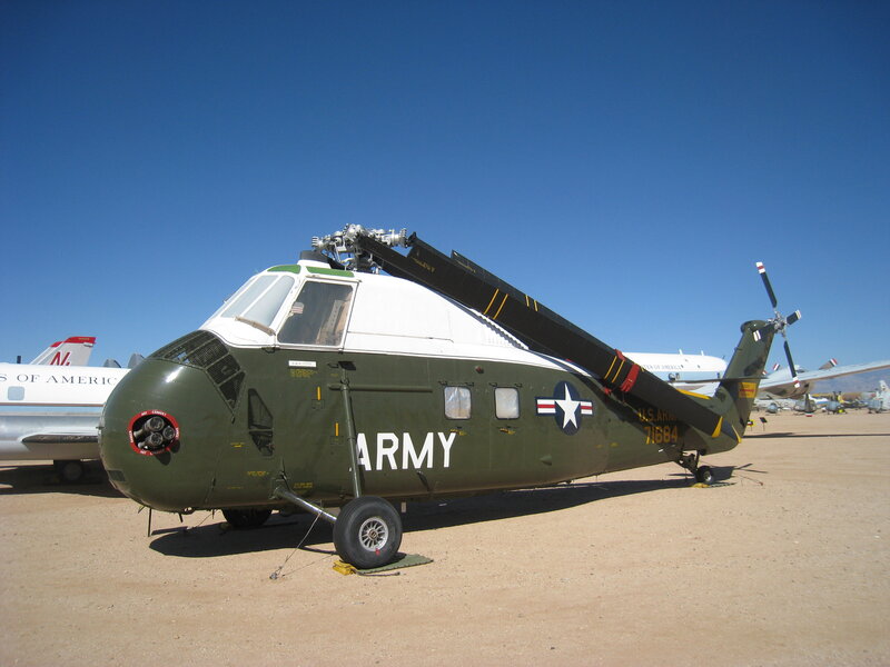 Green Army Helicopter — Clear